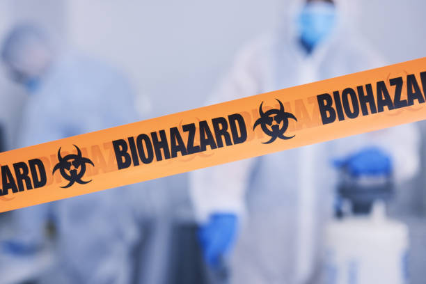Professional Infectious Disease Decontamination technician working in Bedford, TX